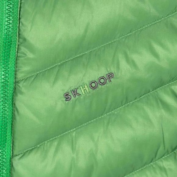 Skhoop The Lisa Jacket Down Filled Green Coat  Large - Picture 2 of 13